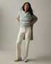Women's French Terry Pullover Hoodie - Aqua Grey